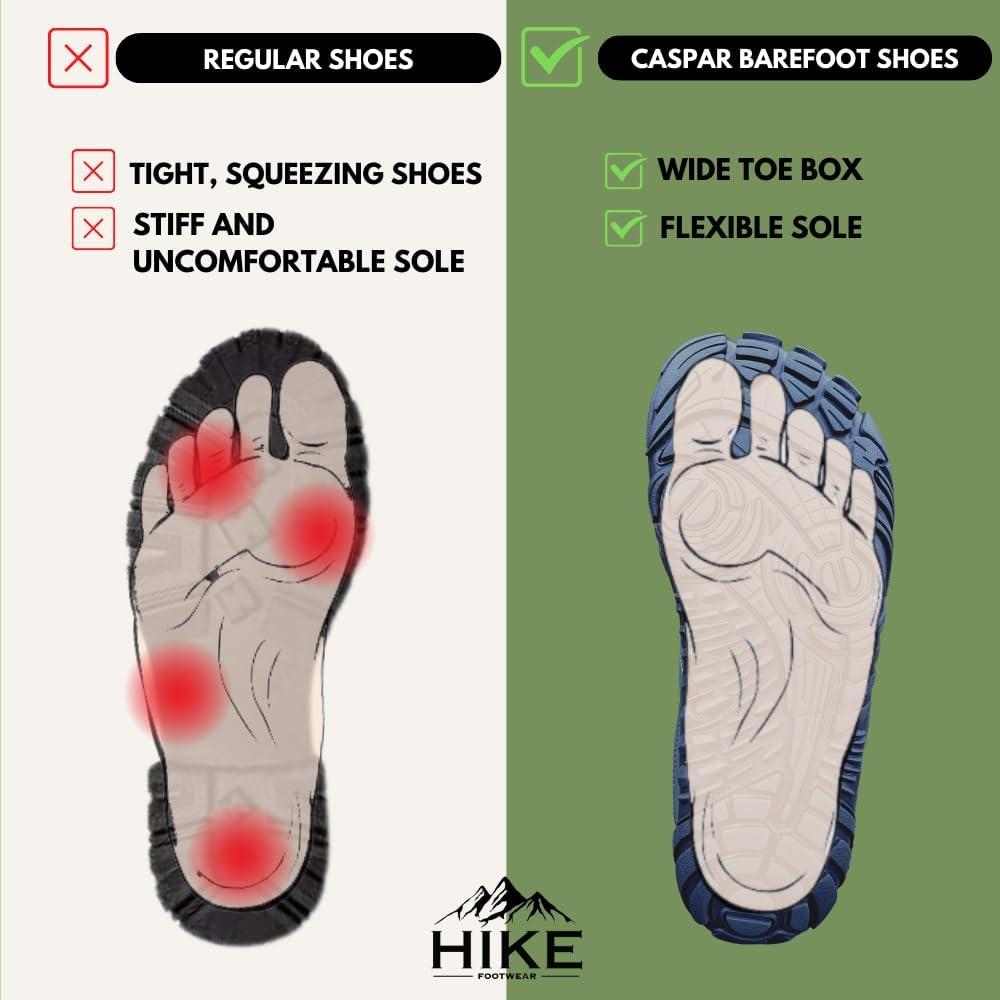 imageCaspar Pro HF  Nonslip and Comfortable Winter Barefoot Shoes Provide Warmth and Support Walking Boots For Women Men UnisexBlack