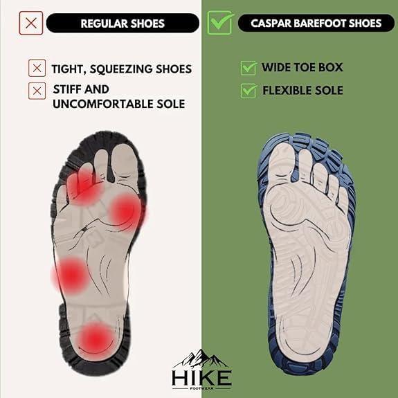 imageCaspar Pro HF  Nonslip and Comfortable Winter Barefoot Shoes Provide Warmth and Support Walking Boots For Women Men UnisexGreen