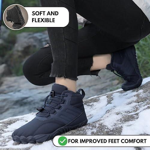 imageCaspar Pro HF  Nonslip and Comfortable Winter Barefoot Shoes Provide Warmth and Support Walking Boots For Women Men UnisexGreen