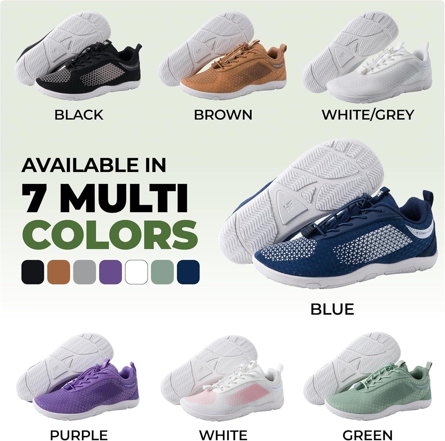imageHF CloudLike Barefoot Shoes for Women ampamp Men  Minimalist Shoes for Women ArchSupport Breathable SplashProof Versatile Ergonomic PainRelief PostureImprovement Hiking Boots WomensBlue