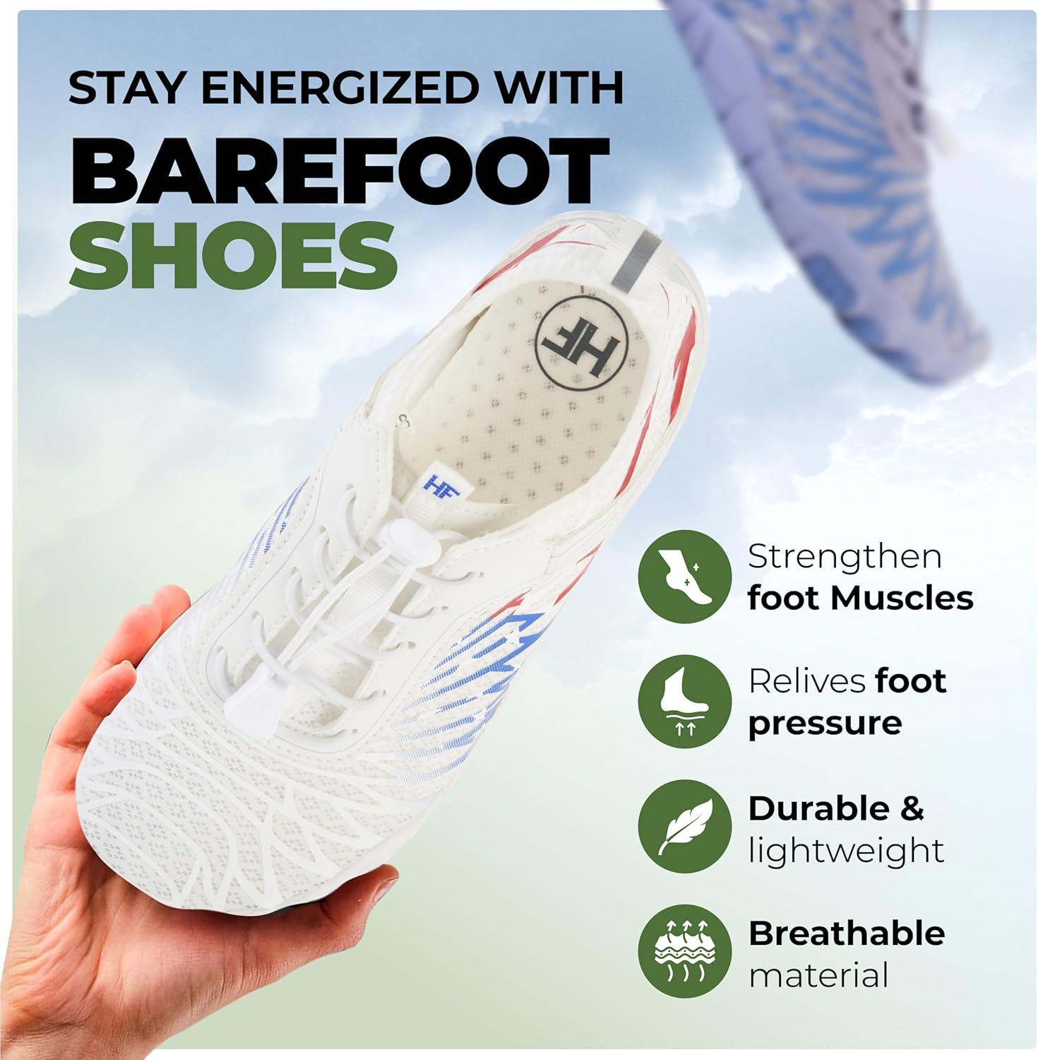 imageHF Signature Healthy ampamp NonSlip Breathable Barefoot Shoes Flexible Lightweight Daily Wear Walking Shoes UnisexLavender