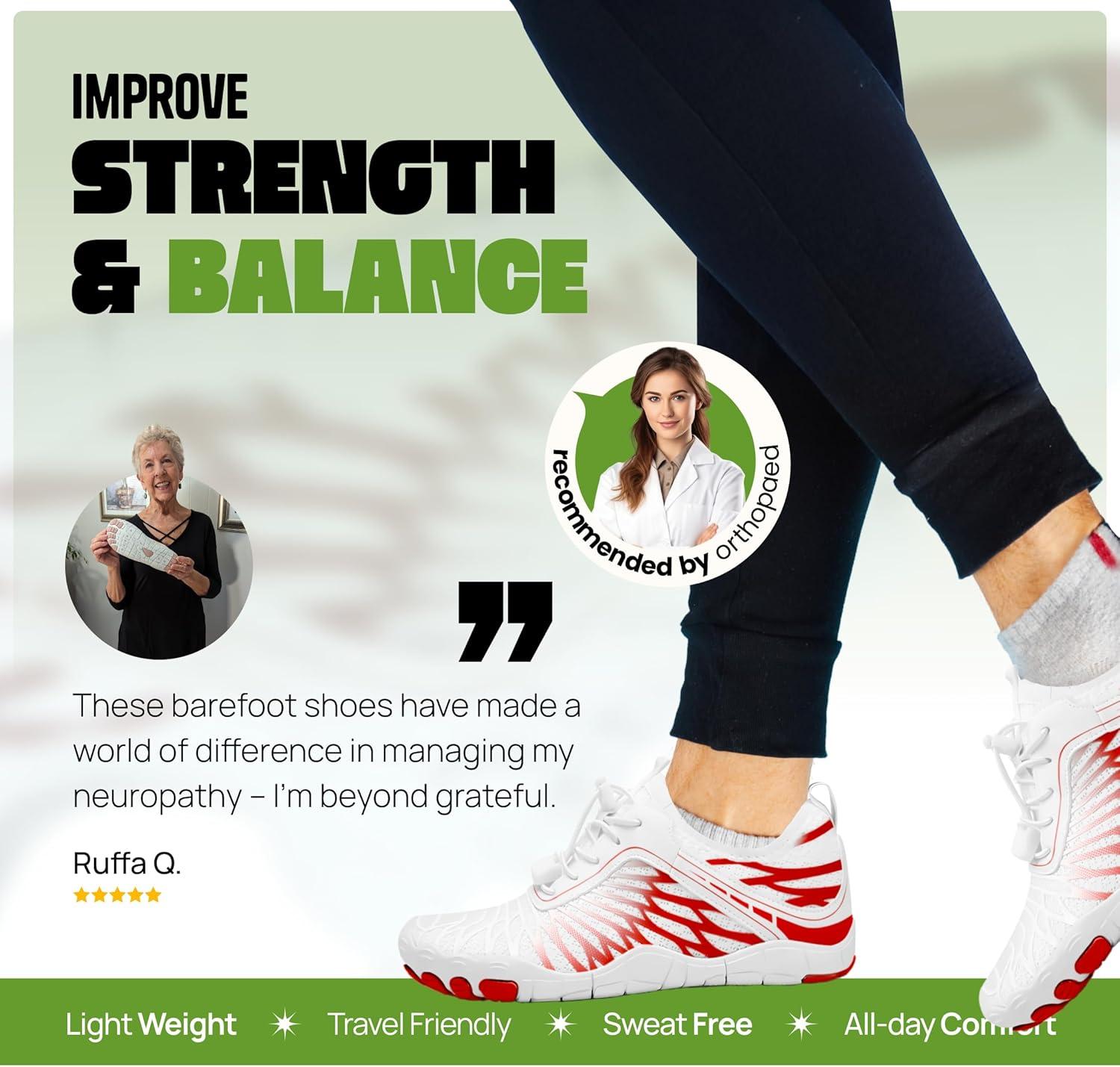 imageHF Signature Healthy ampamp NonSlip Breathable Barefoot Shoes Flexible Lightweight Daily Wear Walking Shoes UnisexTan