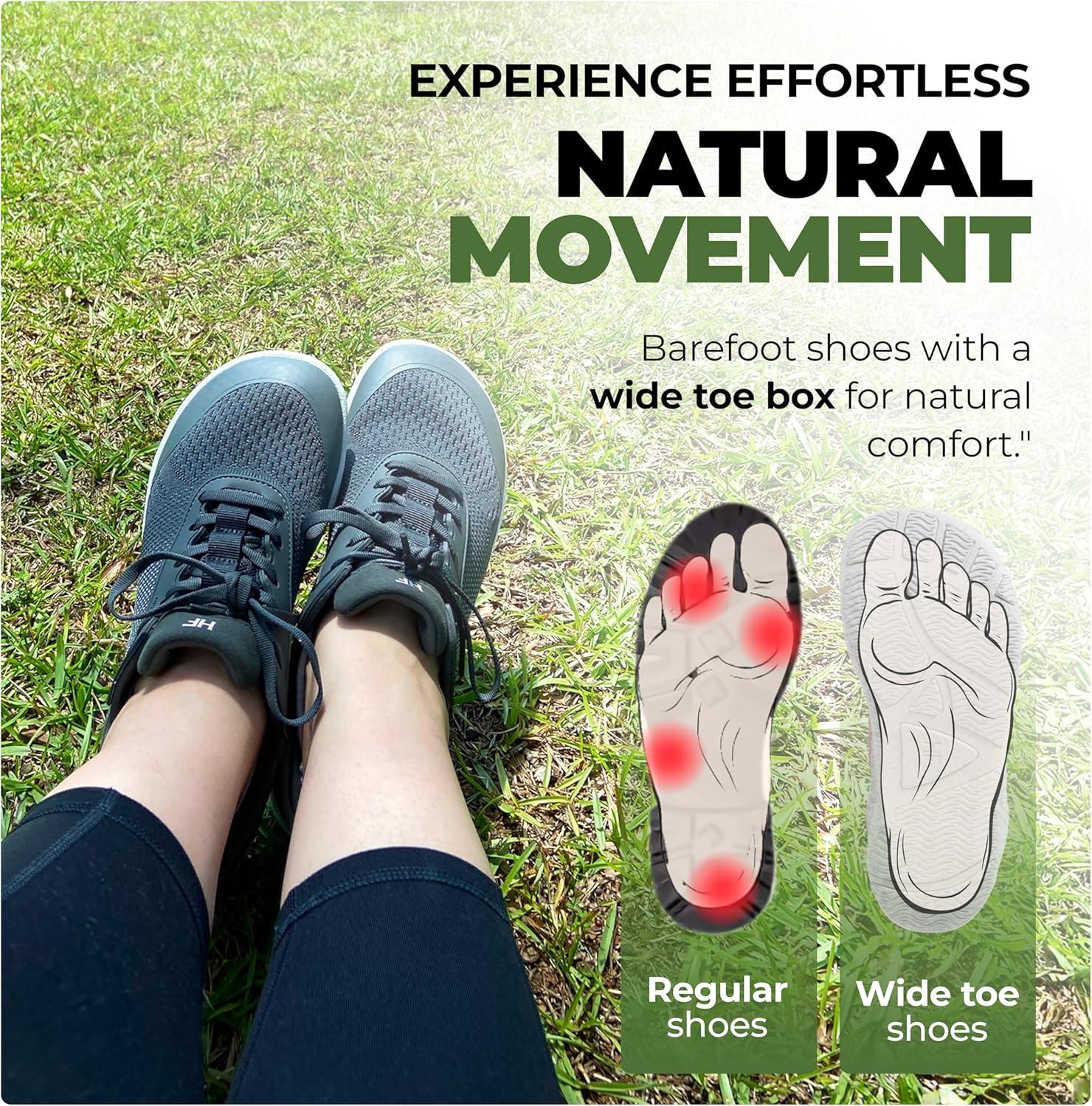 imageHF Stride  HandsOff ampamp Ergonomic Barefoot Shoes Thin Sole ampamp UltraLight Effortless Wear UnisexBlue