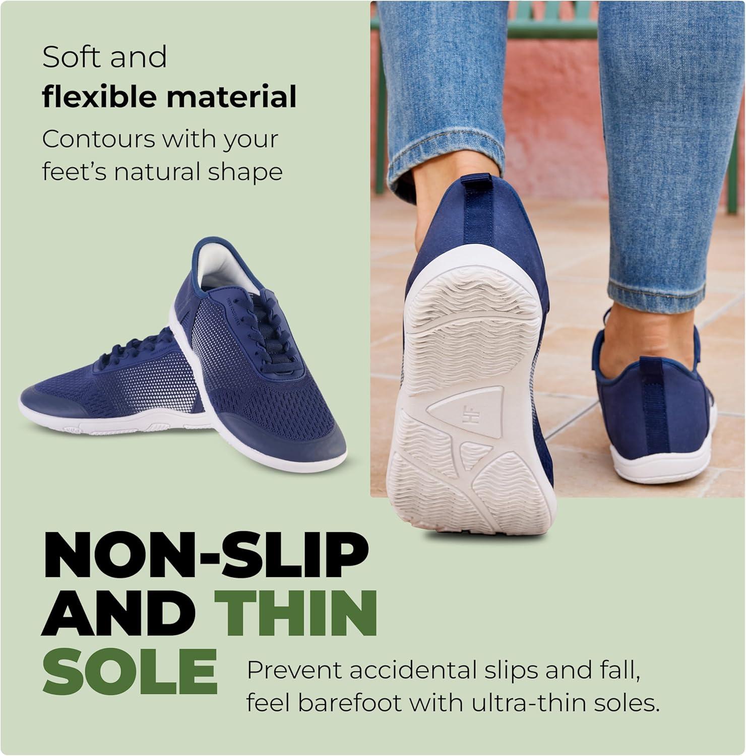 imageHF Stride  HandsOff ampamp Ergonomic Barefoot Shoes Thin Sole ampamp UltraLight Effortless Wear UnisexOrange