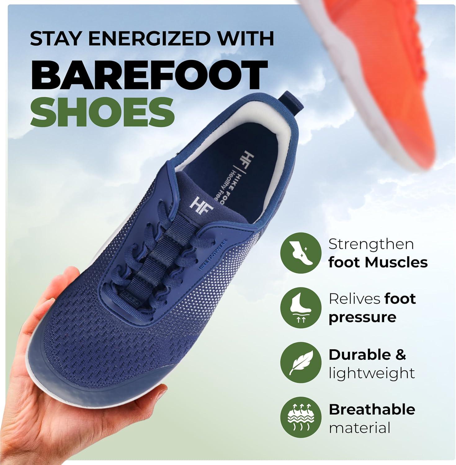 imageHF Stride  HandsOff ampamp Ergonomic Barefoot Shoes Thin Sole ampamp UltraLight Effortless Wear UnisexOrange