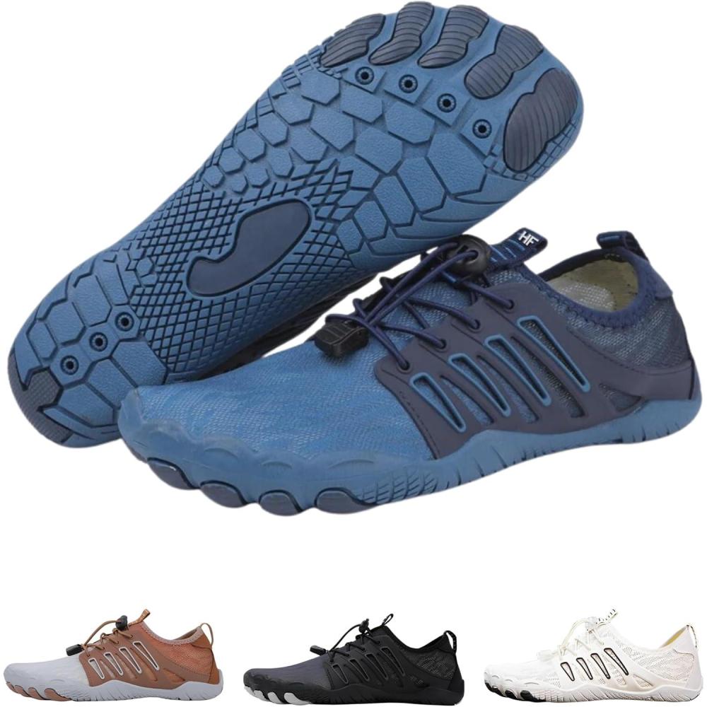 imageColson Pro Barefoot Shoes for Men ampamp Women  Lightweight NonSlip QuickDry Minimalist Shoes with Wide Toe Box Arch Support Flexible Thin Soles for Walking Running GymBlue