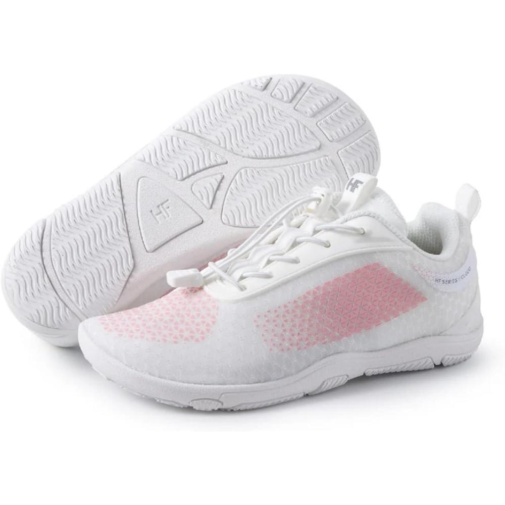 imageHF CloudLike Barefoot Shoes for Women ampamp Men  Minimalist Shoes for Women ArchSupport Breathable SplashProof Versatile Ergonomic PainRelief PostureImprovement Hiking Boots WomensWhite