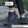 Caspar Pro HF – Non-slip and Comfortable Winter Barefoot Shoes Provide Warmth and Support, Walking Boots For Women Men Unisex(Grey)