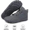 Caspar Pro HF – Non-slip and Comfortable Winter Barefoot Shoes Provide Warmth and Support, Walking Boots For Women Men Unisex(Grey)