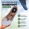 Colson Pro Barefoot Shoes for Men & Women – Lightweight, Non-Slip, Quick-Dry Minimalist Shoes with Wide Toe Box, Arch Support, Flexible Thin Soles for Walking, Running, Gym(White/Black)