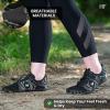 HF Active Barefoot Shoes – Wide Toe Box, Arch Support, Breathable, Lightweight, Flexible Minimalist Walking Shoes for Men & Women(Black)