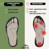 HF Active Barefoot Shoes – Wide Toe Box, Arch Support, Breathable, Lightweight, Flexible Minimalist Walking Shoes for Men & Women(Black)
