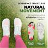 HF Cloud-Like Barefoot Shoes for Women & Men – Minimalist Shoes for Women, Arch-Support Breathable Splash-Proof Versatile Ergonomic Pain-Relief Posture-Improvement Hiking Boots Womens(White/Gray)