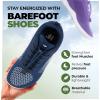 HF Cloud-Like Barefoot Shoes for Women & Men – Minimalist Shoes for Women, Arch-Support Breathable Splash-Proof Versatile Ergonomic Pain-Relief Posture-Improvement Hiking Boots Womens(Blue)