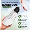 HF Signature Healthy & Non-Slip Breathable Barefoot Shoes, Flexible Lightweight Daily Wear Walking Shoes Unisex(White/Red)