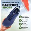 HF Stride – Hands-Off & Ergonomic Barefoot Shoes, Thin Sole & Ultra-Light, Effortless Wear Unisex(Dark Gray)