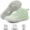 Kasdava Pro Barefoot Winter Boots – Unisex Water-Resistant, Non-Slip Shoes with Zero Drop Sole & Wide Toe Box for Outdoor, Trail & Snow(Green)