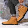 Kasdava Pro Barefoot Winter Boots – Unisex Water-Resistant, Non-Slip Shoes with Zero Drop Sole & Wide Toe Box for Outdoor, Trail & Snow(Grey)