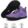 Kasdava Pro Barefoot Winter Boots – Unisex Water-Resistant, Non-Slip Shoes with Zero Drop Sole & Wide Toe Box for Outdoor, Trail & Snow(Purple)