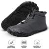 Vindra Flex Barefoot Winter Boots for Women & Men – Non-Slip, Lightweight, Wide Toe Box, Minimalist Walking Shoes for Healthy Foot Posture(Grey)