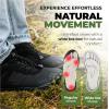 Vindra Flex Barefoot Winter Boots for Women & Men – Non-Slip, Lightweight, Wide Toe Box, Minimalist Walking Shoes for Healthy Foot Posture(Tan)