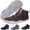 Caspar Pro HF – Non-slip and Comfortable Winter Barefoot Shoes Provide Warmth and Support, Walking Boots For Women Men Unisex(Brown)