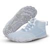 Caspar Pro HF – Non-slip and Comfortable Winter Barefoot Shoes Provide Warmth and Support, Walking Boots For Women Men Unisex(Light Blue)