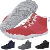 Caspar Pro HF – Non-slip and Comfortable Winter Barefoot Shoes Provide Warmth and Support, Walking Boots For Women Men Unisex(Light Red)