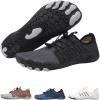 Colson Pro Barefoot Shoes for Men & Women – Lightweight, Non-Slip, Quick-Dry Minimalist Shoes with Wide Toe Box, Arch Support, Flexible Thin Soles for Walking, Running, Gym(Black)