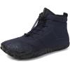 Vindra Flex Barefoot Winter Boots for Women & Men – Non-Slip, Lightweight, Wide Toe Box, Minimalist Walking Shoes for Healthy Foot Posture(Blue)