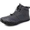 Vindra Flex Barefoot Winter Boots for Women & Men – Non-Slip, Lightweight, Wide Toe Box, Minimalist Walking Shoes for Healthy Foot Posture(Grey)