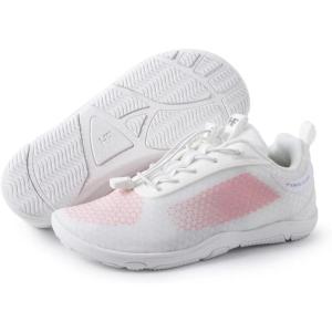 HF Cloud-Like Barefoot Shoes for Women & Men – Minimalist Shoes for Women, Arch-Support Breathable Splash-Proof Versatile Ergonomic Pain-Relief Posture-Improvement Hiking Boots Womens(White)