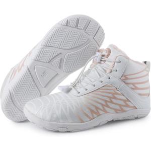 HF Winter Barefoot Boots – Ergonomic Supportive Winter Barefoot Shoes, Zero-Drop Sole, Wide Toe Box Innovative Design Walking Boots Unisex(White/Pink)