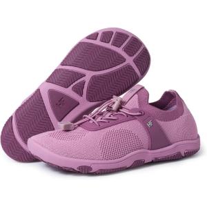 Theora Pro HF – Ergonomic Supportive Non-Slip Barefoot Shoes, Wide Toe Box Durable Breathable Ultralight Walking Shoe for Women Men(Purple)