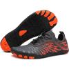Lazuli Pro – Healthier and Comfortable Feet with Barefoot Shoes, Lightweight Flexible, Arch Support, Wide Walking Shoes (Unisex)(Orange)
