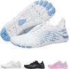 Lazuli Pro – Healthier and Comfortable Feet with Barefoot Shoes, Lightweight Flexible, Arch Support, Wide Walking Shoes (Unisex)(White/Blue)