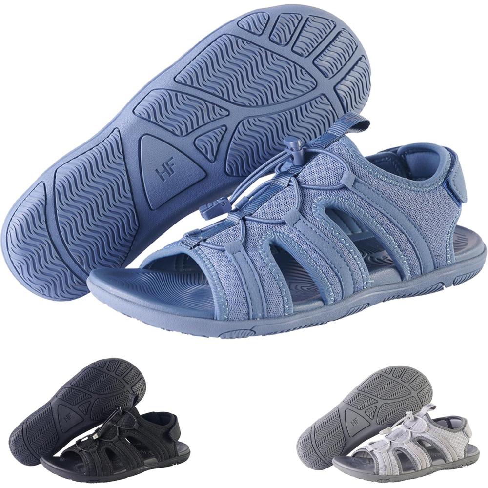 imageHF Baresandals I  Outdoor ampamp Lightweight Barefoot Sandals That Move With You Naturally ZeroDrop Sole Flexible AllDay Comfort UnisexBlue