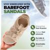 HF BareSandals II – Minimalist Barefoot Sandals for Men & Women, Lightweight Outdoor Walking Shoes, Adjustable Zero Drop Fit(Dark Ash)