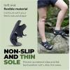 HF Baresandals I – Outdoor & Lightweight Barefoot Sandals That Move With You Naturally, Zero-Drop Sole, Flexible, All-Day Comfort Unisex(Black)