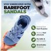 HF Baresandals I – Outdoor & Lightweight Barefoot Sandals That Move With You Naturally, Zero-Drop Sole, Flexible, All-Day Comfort Unisex(Black)
