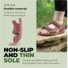 HF Baresandals III – Outdoor & Lightweight Barefoot Sandals for natural foot movement, Adjustable Fit Unisex With Zero Drop Flexible Sole(Chestnut Brown)